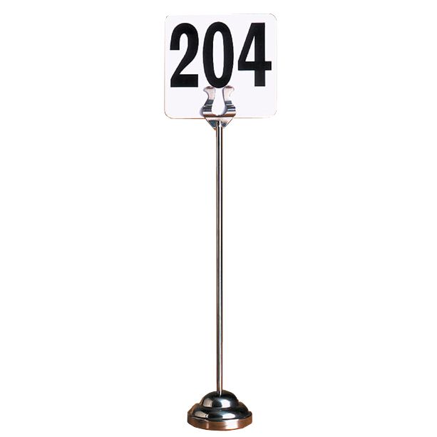 American Metalcraft Harp Style 12" Number Stand