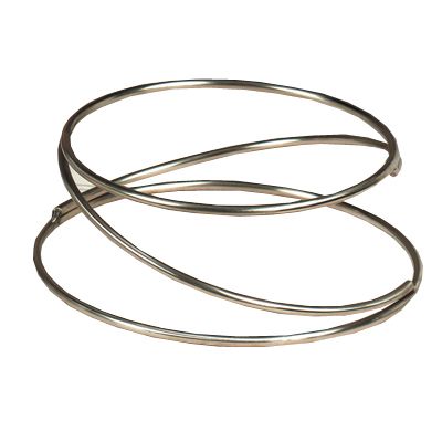 American Metalcraft S/S Contempo&trade; Swirl Pizza Stand / Set of 6