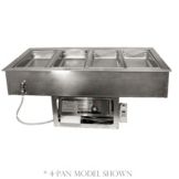 APW Wyott Cold/ Hot Dual Temp S/S Well, 6 Pan, CHDT-6