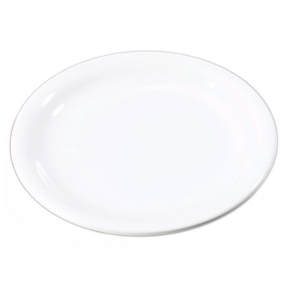 Carlisle&reg; Durus&reg; 7-1/4" White Narrow Rim Salad Plate