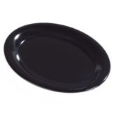 Carlisle&reg; Durus&reg; 9-1/2" x 7-1/4" Black Platter