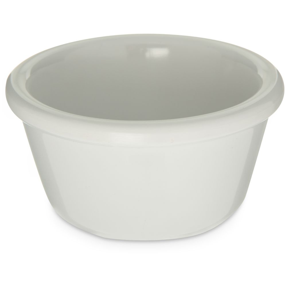 Carlisle&reg; Smooth Melamine Ramekin, White, 4 oz