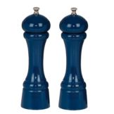 Chef Specialties 8" Pepper and Salt Mill Set, Cobalt