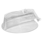 Cal-Mil&reg; Clear 12" Sampling Tray w/Lift Top Attached