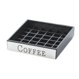 Cal-Mil&reg; 4" x 4" "Coffee" Spigot Drip Tray