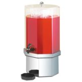Cal-Mil&reg; Pacifica Mirror Finish 3 Gl. Octagon Beverage Dispenser