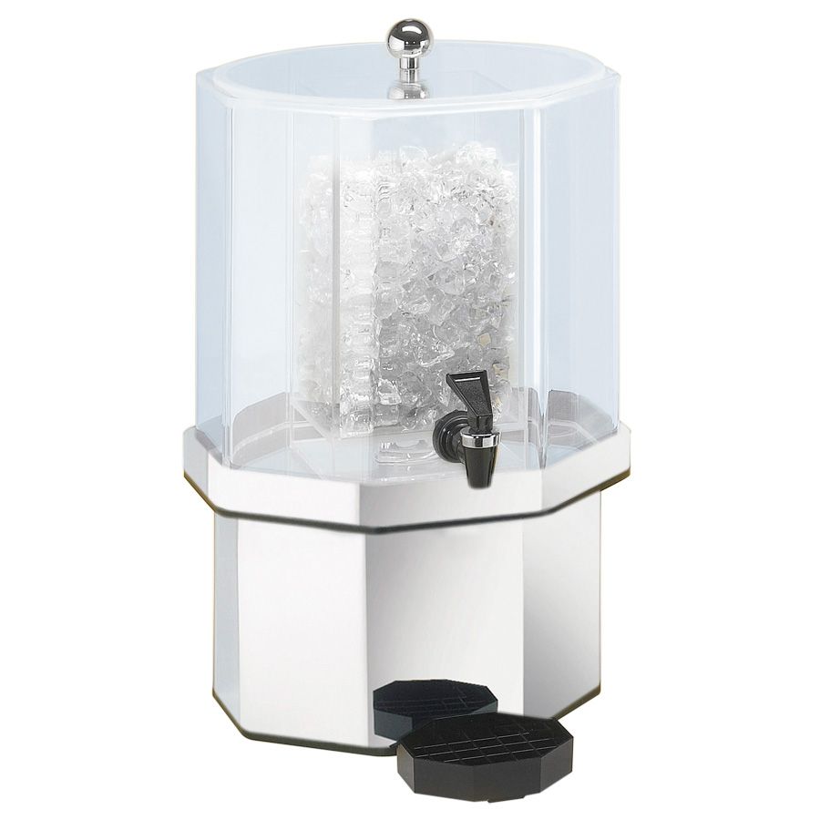 Cal-Mil&reg; Pacifica Mirror Finish 1.5 Gl. Octagon Beverage Dispenser