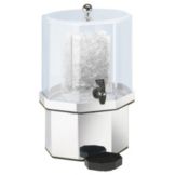 Cal-Mil&reg; Pacifica Mirror Finish 1.5 Gl. Octagon Beverage Dispenser