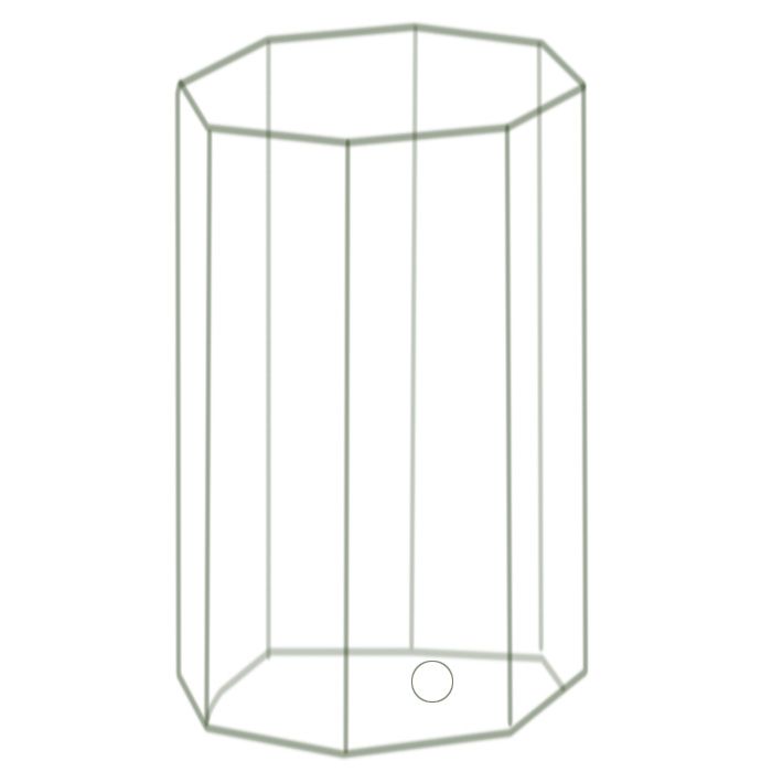 Cal-Mil&reg; Clear Acrylic 2 Gallon Beverage Chamber