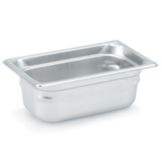 Super Pan 3 1/4 Size S/S Steam Table Pan, 2.7 Qt