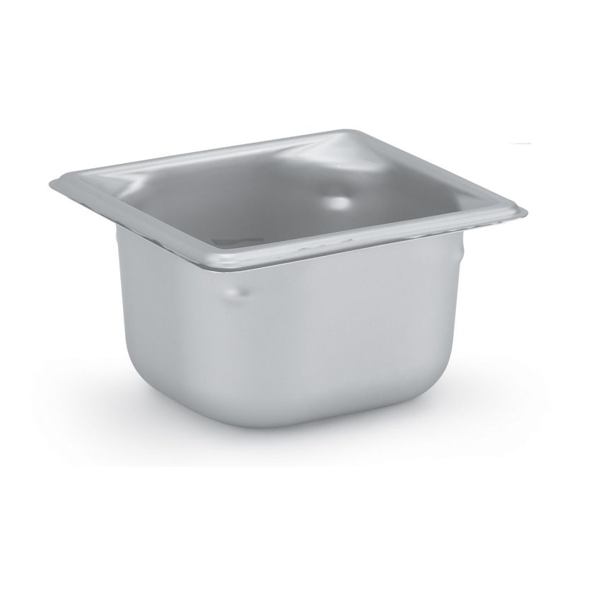 Super Pan 3 1/6 Size S/S Steam Table Pan, 1.1 Qt