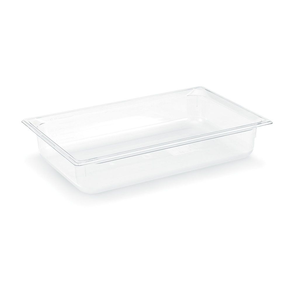 Vollrath Clear Full Size Super Pan 3&reg; 13.6 Qt. Plastic Pan