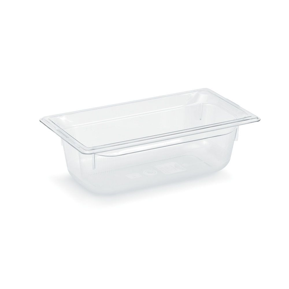 Vollrath Clear 1/3 Size Super Pan 3&reg; 3.6 Qt. Plastic Pan