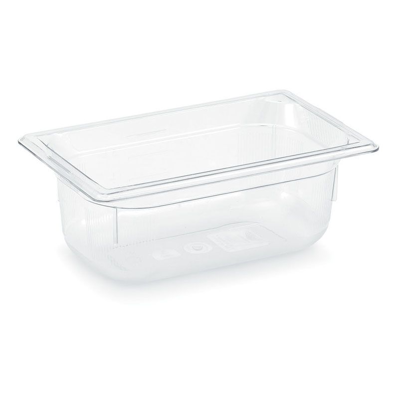 Vollrath Clear 1/4 Size Super Pan 3&reg; 2.7 Qt. Plastic Pan