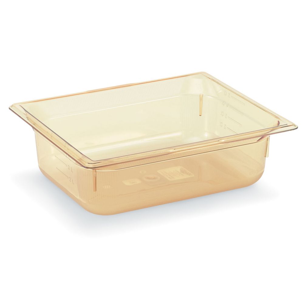 Vollrath Super Pan 3&reg; Amber Half Size High Temp. 3.9 Qt. Pan
