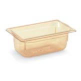 Vollrath Super Pan 3&reg; Amber 1/4 Size High Temp. 2.7 Qt. Pan
