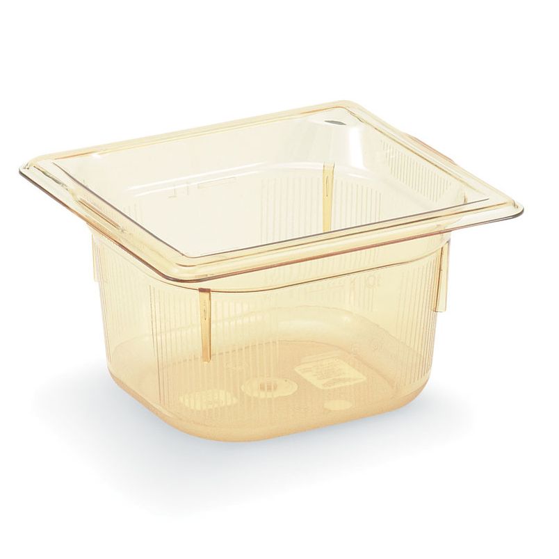 Vollrath Super Pan 3&reg; Amber 1/6 Size High Temp. 2.2 Qt. Pan