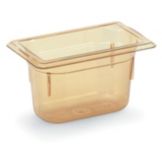 Vollrath Super Pan 3&reg; Amber 1/9 Size High Temp. .9 Qt. Pan