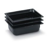 Vollrath Super Pan 3&reg; Black Half Size High Temp. 5.9 Qt. Pan