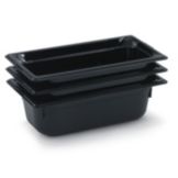 Vollrath Super Pan 3&reg; Black 1/3 Size High Temp. 3.6 Qt. Pan
