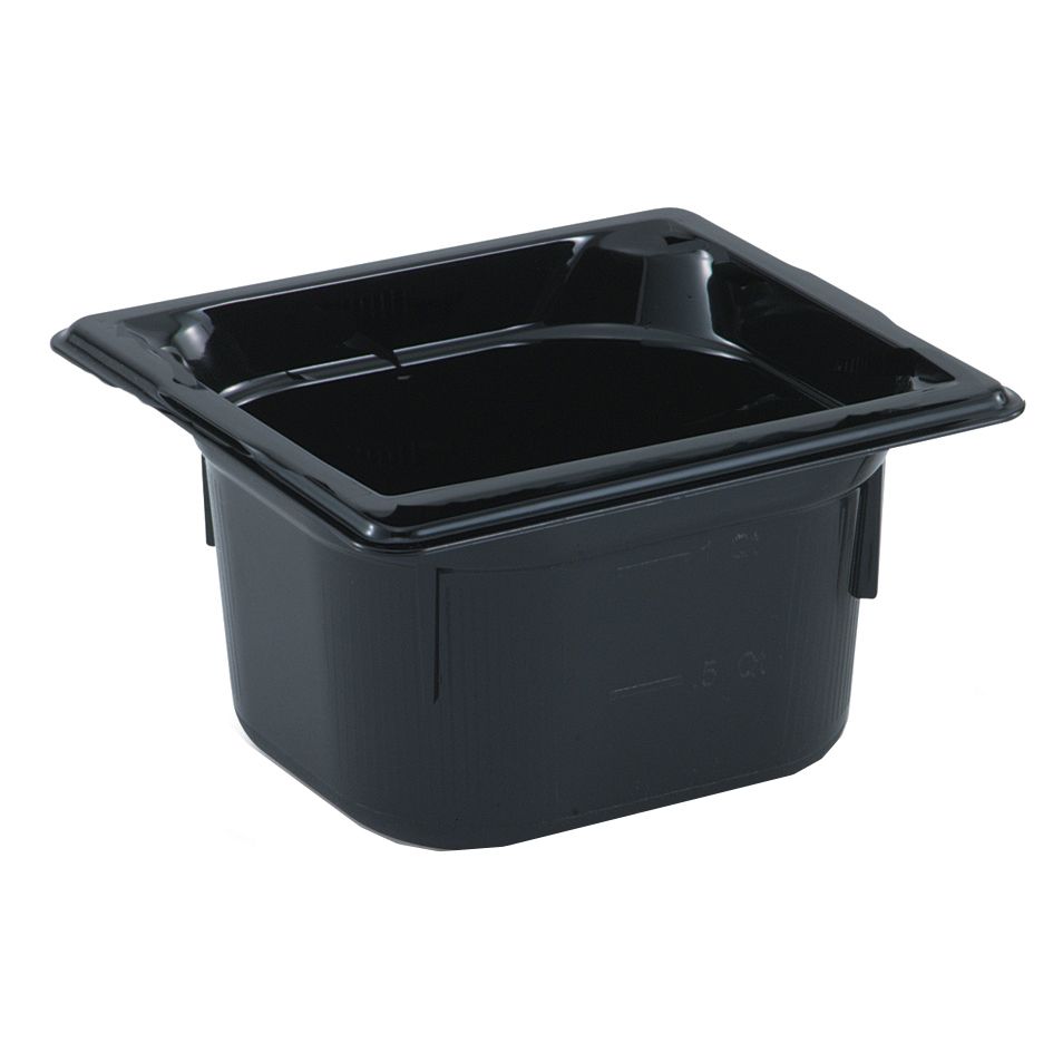 Vollrath Super Pan 3&reg; Black 1/6 Size High Temp. 1.1 Qt. Pan