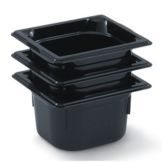 Vollrath Super Pan 3&reg; Black 1/6 Size High Temp. 1.6 Qt. Pan