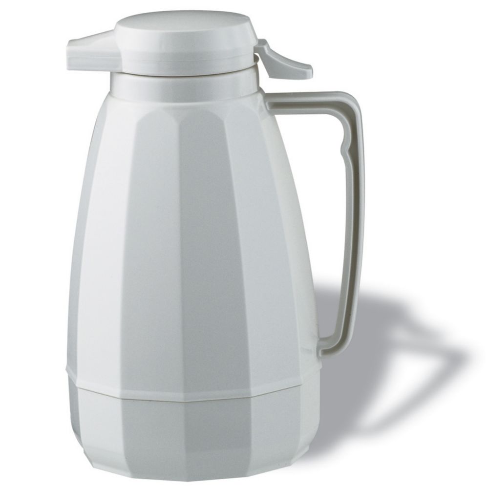 Service Ideas New Generation&reg; 2 Liter White Decaf Server