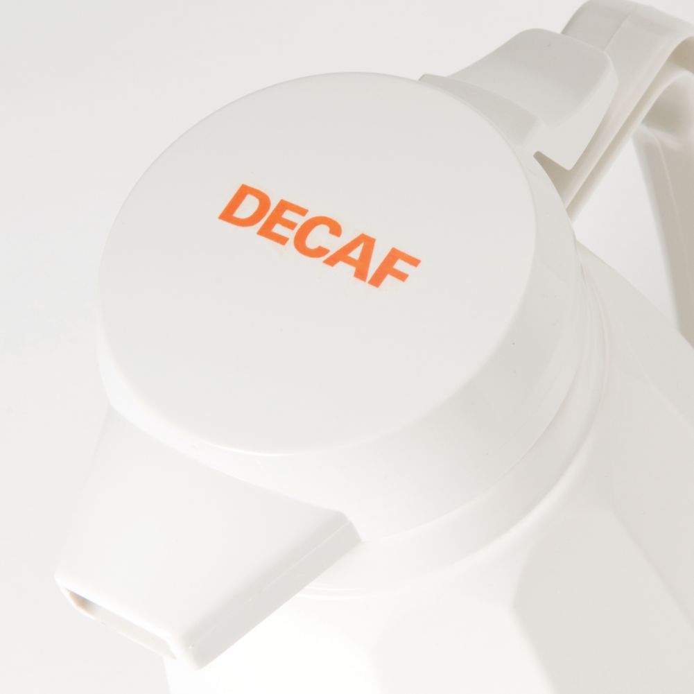 Service Ideas New Generation&reg; 2 Liter White Decaf Server
