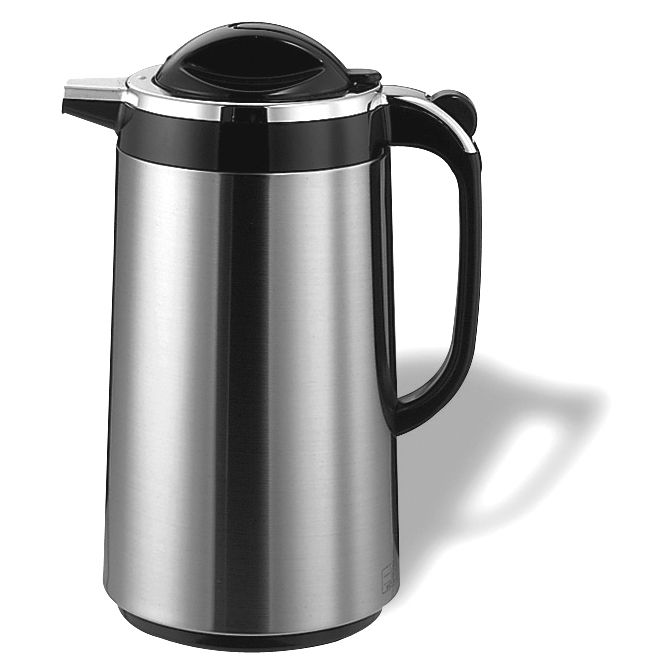 Service Ideas Push N' Serv&trade; S/S 1 Liter Decaf Server