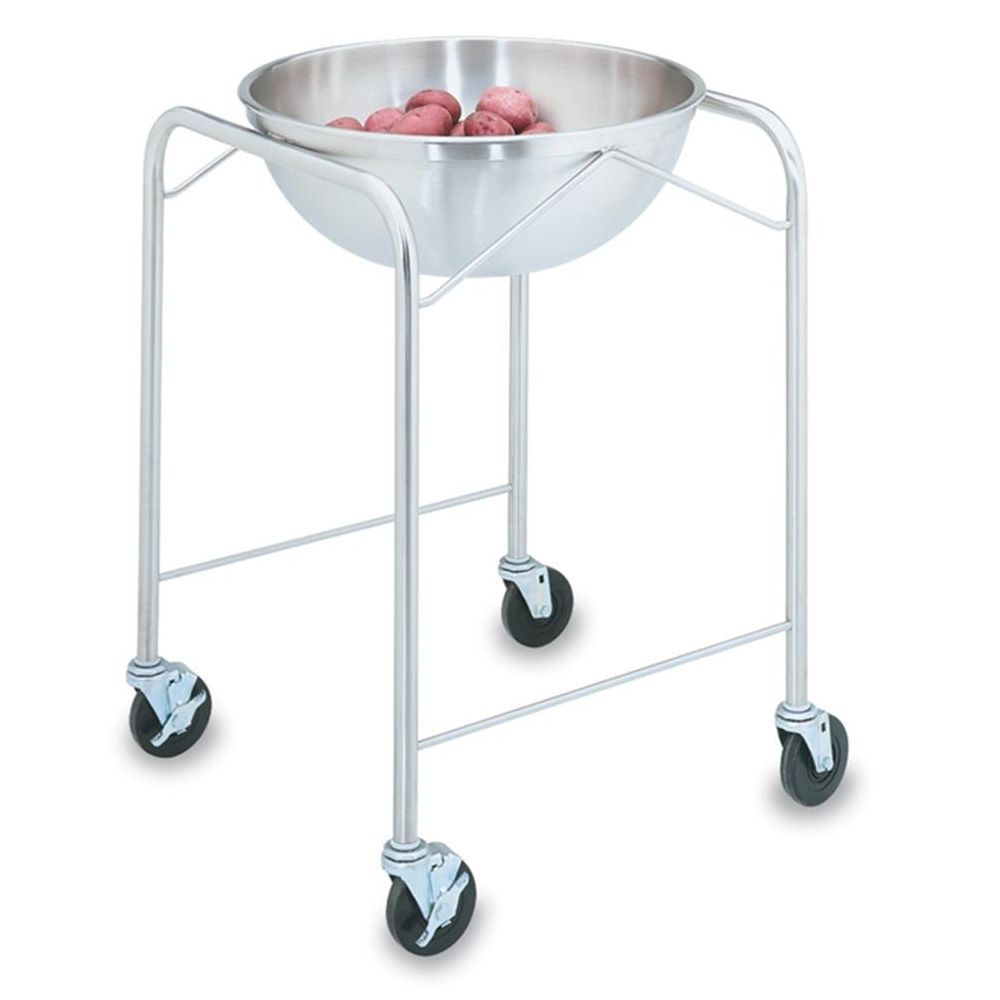Vollrath S/S Mobile Bowl Stand w/ 30 Qt S/S Mixing Bowl