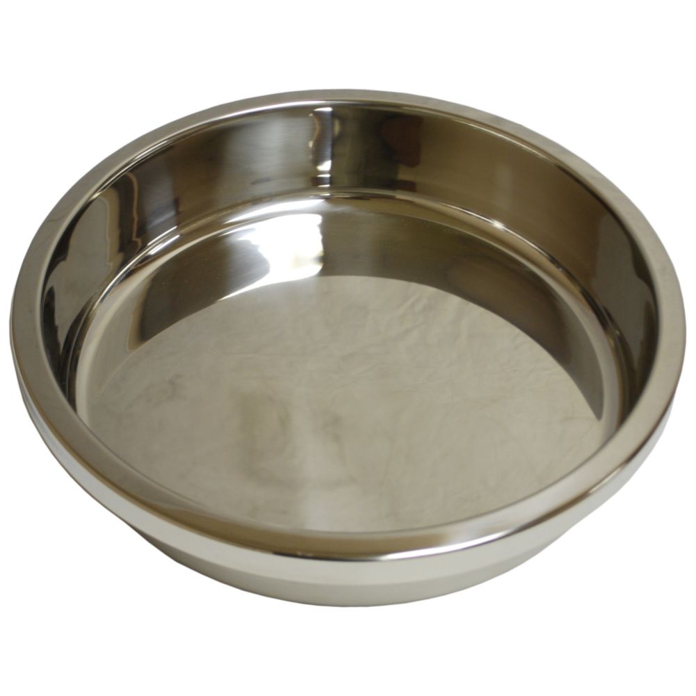 Round Food Pan for Ouverture 8 Qt Round Roll Top Chafers,