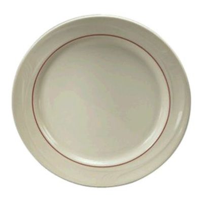 Espree Accent Burgundy Plate, 7&frac14;"