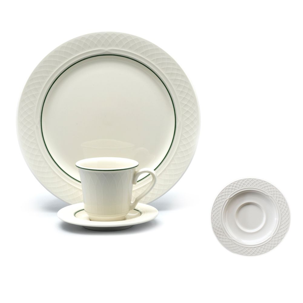 Homer Laughlin China Gothic&reg; Jade Green 5-5/8" Saucer