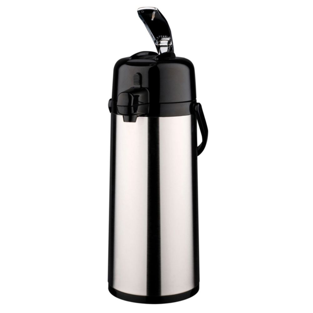 Service Ideas Eco Air&reg; S/S Smooth Lever Lid 2.2 Liter Airpot