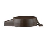 Service Ideas New Generation&reg; Brown Welded Push Button Lid