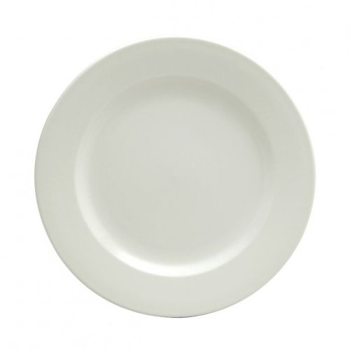 Oneida Delco Atlantic Cream White Rolled Edge Plate, 5&frac12;"