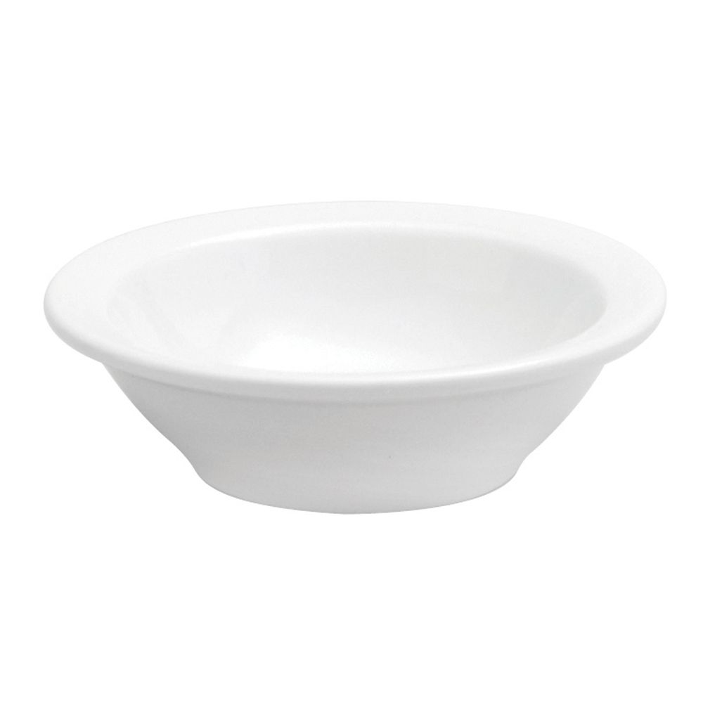 Oneida Delco Atlantic Cream White Narrow Rim Fruit Dish, 4-5/8"