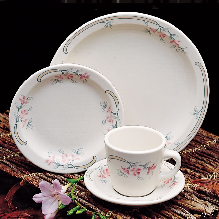 Homer Laughlin China Pink Sage&copy; 5&frac12;" Texas Saucer