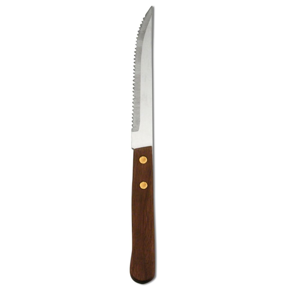 Oneida Econoline S/S 316A Steak Knife w/ Wooden Handle