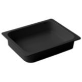Bon Chef Black Sandstone 4 qt Half Size Food Pan, 2&frac34;" H