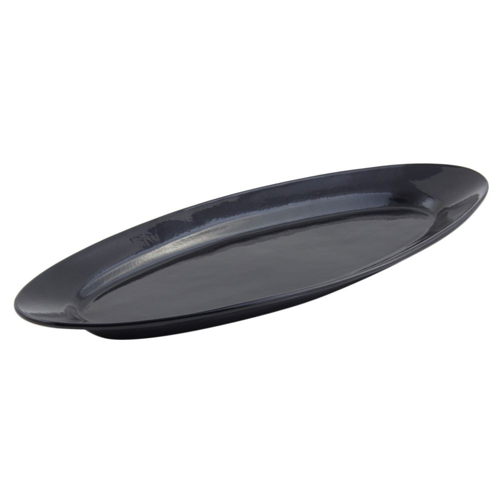 Bon Chef Black Sandstone 21" x 9quot; Oval Fish Platter