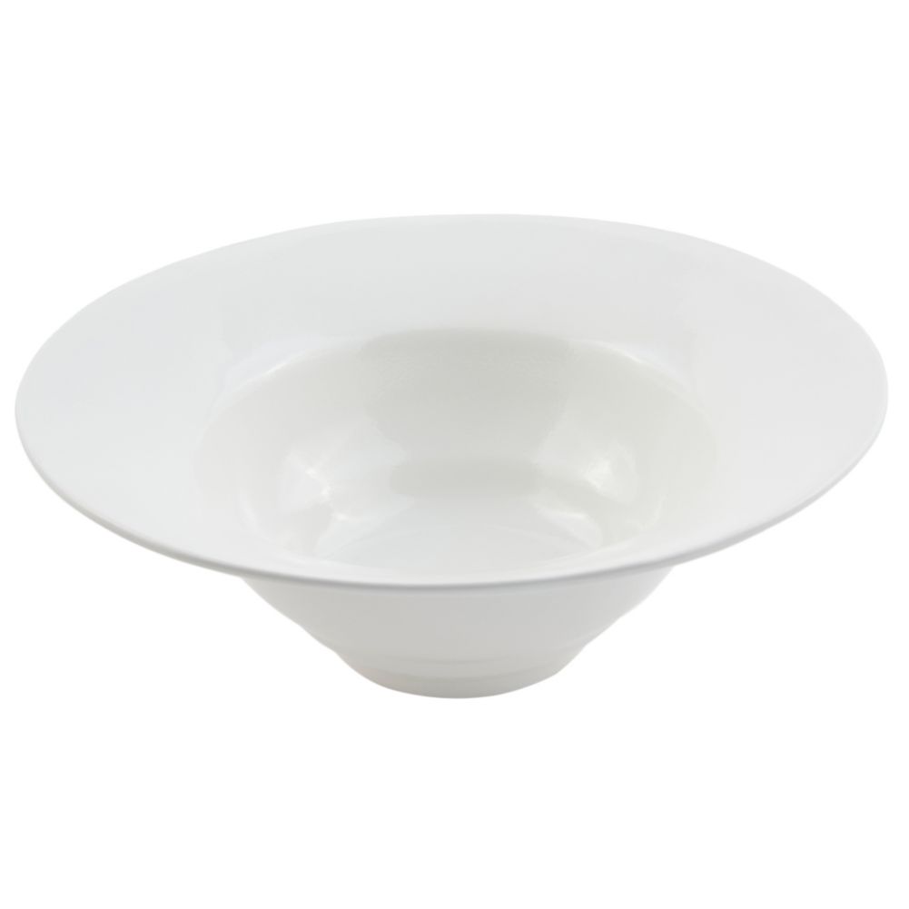 Bon Chef White Sandstone 15&frac12;" Wide Rim Bowl