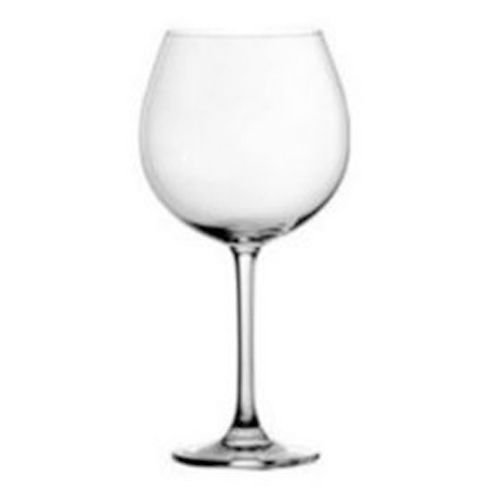 Angelina Round Burgundy Glass, 28.75 oz