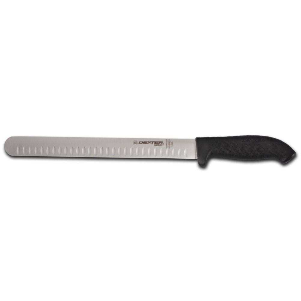 Dexter Russell SofGrip 12" Duo-Edge Roast Slicer w/ Black Handle