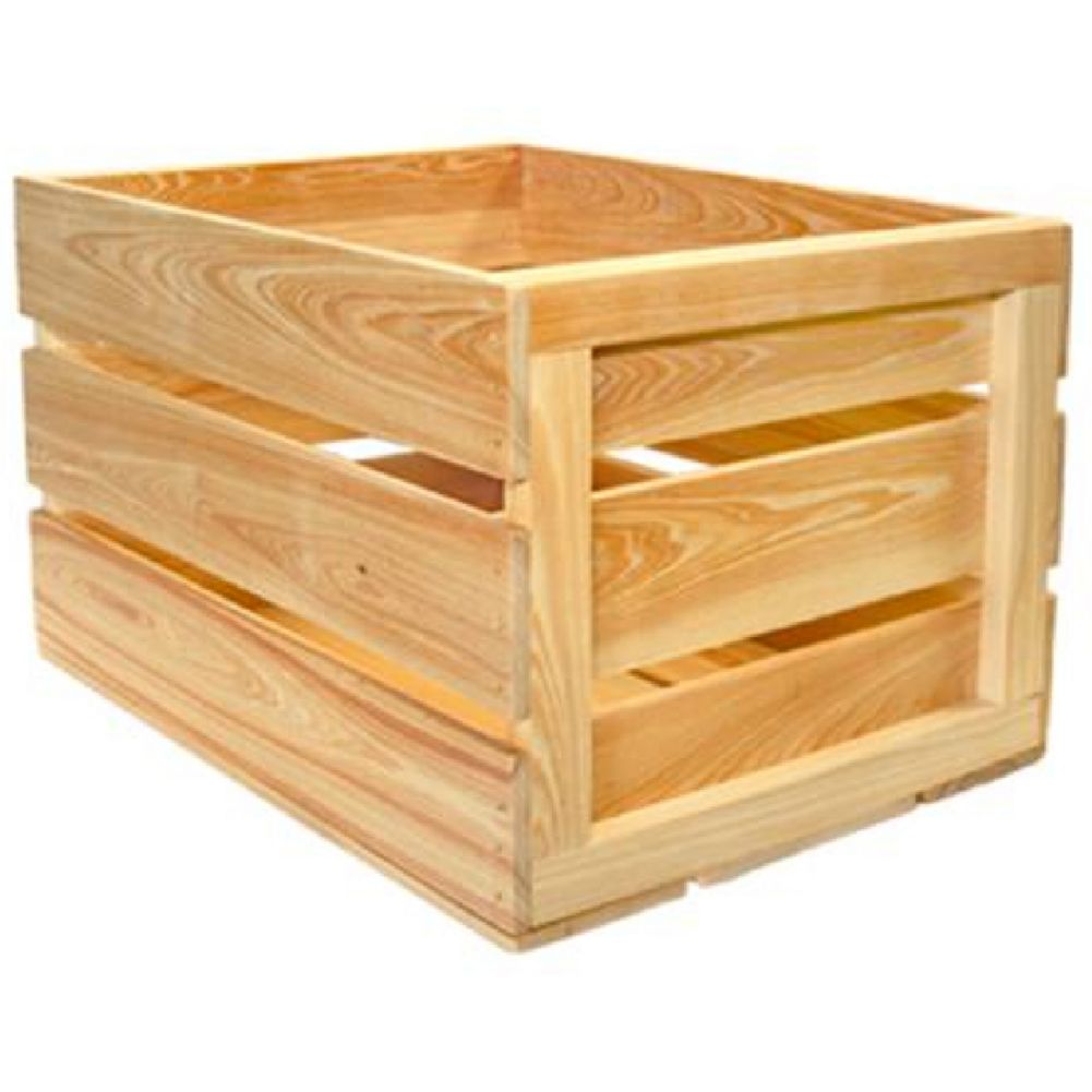 Crate Farm Natural Food Safe Field Crate 18" x 14" x 11-1/2"