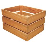 Crate Farm Oak &frac12; Bushel Orchard Crate 15" x 12-1/4" x 9-1/2"