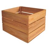 Crate Farm Oak Bushel Orchard Crate 18-1/2" x 14-3/4" x 12-1/2"