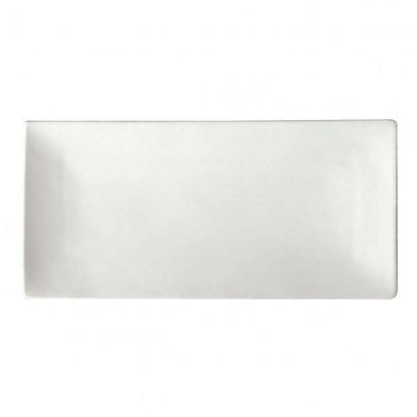 Oneida Porcelain Undecorated Sushi Platter, 13 x 6&frac14;"