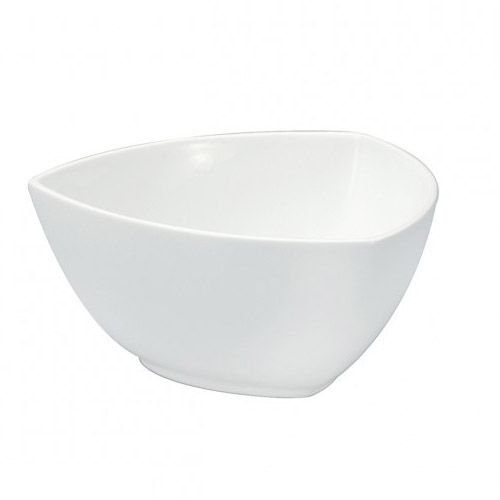 Oneida Porcelain Undecorated 30.75 oz Triangular Bowl