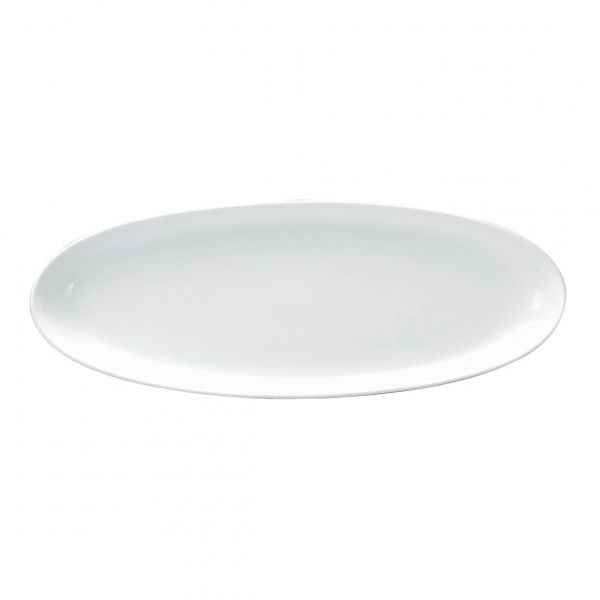 Oneida Porcelain Undecorated Oval Platter, 26&frac12; x 9&frac12;